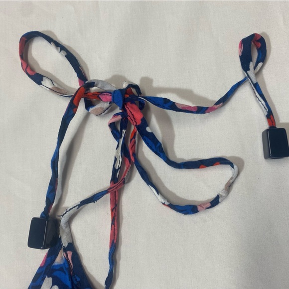 Kate Spade New York French Navy Floral Print Botany Bay Romper Cover Up Size XS - Picture 4 of 15